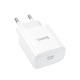 Мережевий зарядний пристрій HOCO C76A Pro Majestic single port PD30W charger White