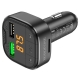 АЗП з FM-модулятором BOROFONE BC43 Flash QC3.0 car BT FM transmitter 18W Black 8525500090