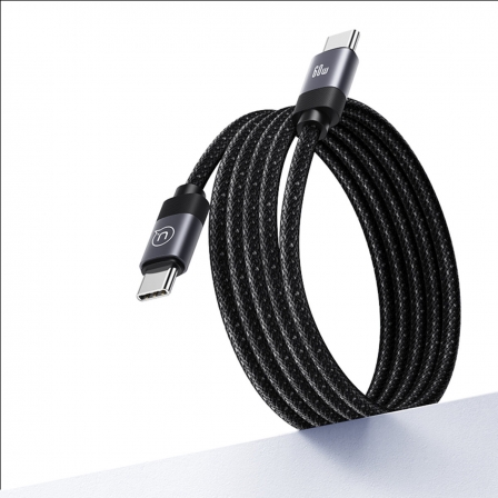 Кабель Usams US-SJ704 60W Magnetic Data Cable Type-C To Type-C-Rui Series 1m tarnish