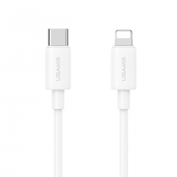 Кабель Usams SJ712 Type-C To Lightning 30W Fast Charging Data Cable white