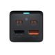 Мережевий зарядний пристрій Baseus GaN3 Pro Desktop Powerstrip AC+2U+2C 65W EU Black(Include：Baseus Xiaobai series fast charging