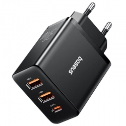 Мережевий зарядний пристрій Baseus Cube Fast Charger 30W Black (P10111402113-00)