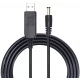 Кабель перетворювач USB-DC 5v-12v (1m)