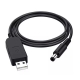 Кабель перетворювач USB-DC 5v-12v (1m)