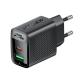 Мережевий зарядний пристрій ACEFAST A98 PD30W GaN (USB-C+USB-A) charger Black