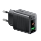 Мережевий зарядний пристрій ACEFAST A98 PD30W GaN (USB-C+USB-A) charger Black