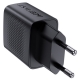 Мережевий зарядний пристрій ACEFAST A82 PD20W GaN single USB-C charger Black