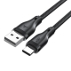 Кабель ACEFAST C8-04 USB-A to USB-C charging data cable Black