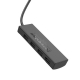 USB-HUB хаб 4-в-1 HOCO HB41 |Type-C to USB2.0*4/0.2M| Чорний