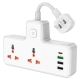 Мережевий подовжувач HOCO AC12 Reise 2-position expansion socket(PD30W/1C3A) (US) White