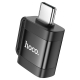 Адаптер HOCO UA31C Type-C male to USB female OTG adapter Black