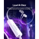 Навушники Baseus Encok CZ11 Wired Earphones Moon White