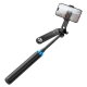 Селфі-монопод HOCO K22 Handy aluminum alloy anti-shake live broadcast holder Black