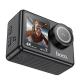 Екшен камера HOCO DV101 dual color screen sports camera Black