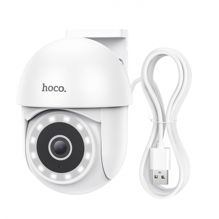 IP-камера відеоспостереження HOCO D2 outdoor PTZ HD camera White