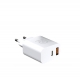 Зарядний пристрій WUW-C172 20W PD USB-C + USB QC3.0 18W white