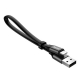 Кабель Baseus Nimble Lightning 2.0 A 0.23 м Black (CALMBJ-B01)