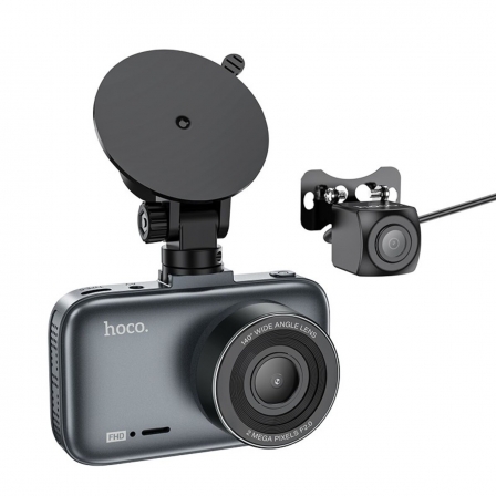 Відеореєстратор HOCO DV6 Driving recorder with 3-inch display(with rear camera)