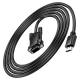 Кабель HOCO US12 HDTV male to VGA male HD data cable(L2M) Black