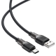 Кабель ACEFAST C10-04 USB to Type-C 3A, 1.2m, silicone, zinc connectors, Black