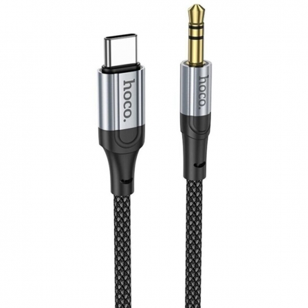 Аудiокабель HOCO UPA26 Fresh digital audio conversion cable Type-C Black