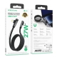 Кабель BOROFONE BU50 elbow magnetic PD charging data cable iP Black