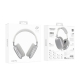 Навушники BOROFONE BO22 Plus Elegant BT headphones Silver