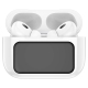 Навушники BOROFONE BW76 Brocade true wireless ANC noise reduction touch screen BT headset Champagne White