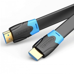 Кабель Vention Flat HDMI Cable 1.5M Black