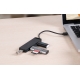 Хаб Vention 4-Port USB 2.0 Hub With Power Supply 0.15M Black