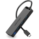 Хаб Vention Type-C to 4-Port USB 3.0 Hub with Power Supply Black 0.5M ABS Type