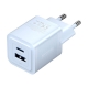 Зарядний пристрій Vention 2-Port USB (C + A) GaN Charger (30W/30W) EU-Plug Blue