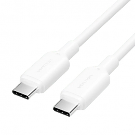 Кабель Vention USB 2.0 Type-C Male to Type-C Male 3A Cable 2M White PVC Type