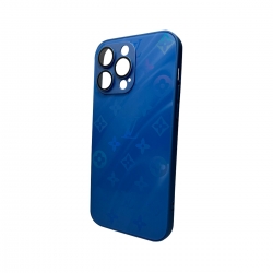 Чохол для смартфона AG Glass Gradient LV Frame for Apple iPhone 12 Pro Max Navy Blue