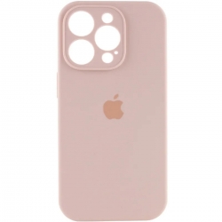 Чохол для смартфона Silicone Full Case AA Camera Protect for Apple iPhone 14 Pro 15,Pink Sand