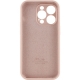 Чохол для смартфона Silicone Full Case AA Camera Protect for Apple iPhone 14 Pro 15,Pink Sand