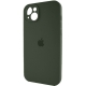 Чохол для смартфона Silicone Full Case AA Camera Protect for Apple iPhone 14 40,Atrovirens