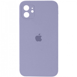 Чохол для смартфона Silicone Full Case AA Camera Protect for Apple iPhone 12 28,Lavender Grey