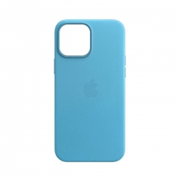 Чохол для смартфона Leather AAA Full Magsafe IC for iPhone 15 Pro Sky Blue