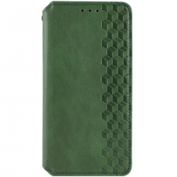 Чохол-книжка для смартфона Rubic Leather for Xiaomi Redmi 13C 4G/POCO С65 Green