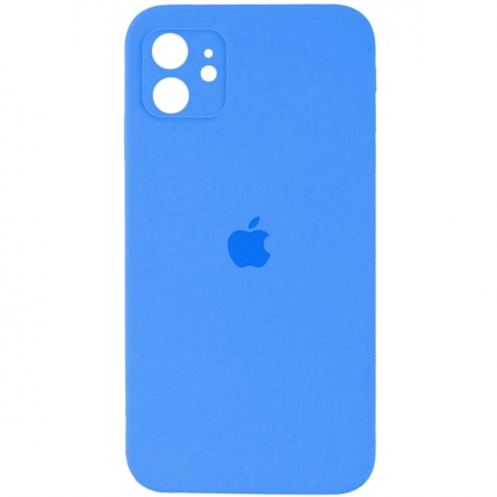 Чохол для смартфона Silicone Full Case AA Camera Protect for Apple iPhone 12 38,Surf Blue