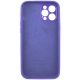 Чохол для смартфона Silicone Full Case AA Camera Protect for Apple iPhone 12 Pro Max 22,Dark Purple