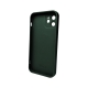 Чохол для смартфона AG Glass Matt Frame Color Logo for Apple iPhone 12 Cangling Green