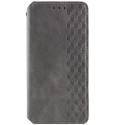 Чохол-книжка для смартфона Rubic Leather for Xiaomi Redmi Note 13 Pro 5G/POCO X6 5G Grey