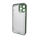 Чохол для смартфона AG Glass Sapphire Frame MagSafe Logo for Apple iPhone 15 Pro Cangling Green