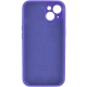 Чохол для смартфона Silicone Full Case AA Camera Protect for Apple iPhone 14 22,Dark Purple