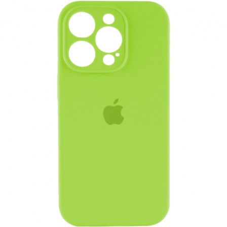 Чохол для смартфона Silicone Full Case AA Camera Protect for Apple iPhone 14 Pro Max 24,Shiny Green