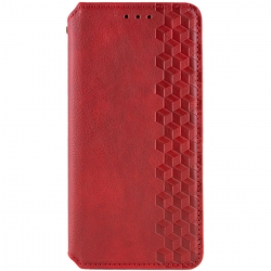 Чохол-книжка для смартфона Rubic Leather for Xiaomi Redmi Note 13 Pro Plus 5G Red