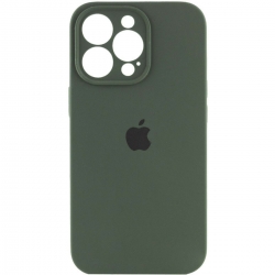 Чохол для смартфона Silicone Full Case AA Camera Protect for Apple iPhone 15 Pro 40,Atrovirens