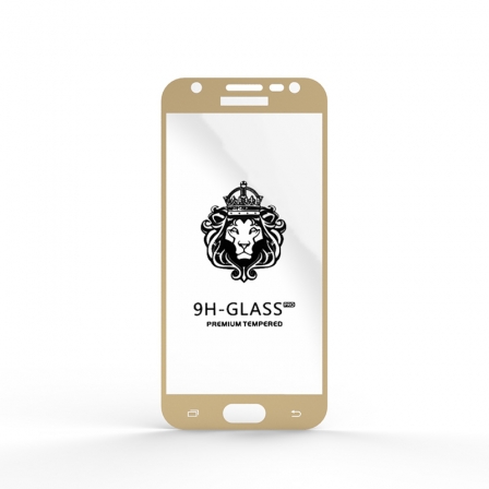 Захисне скло Glass 9H Samsung J330 J3 2017 Gold